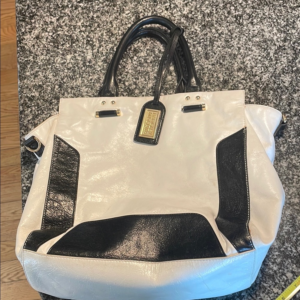 Elegant Black and White Tote Bag